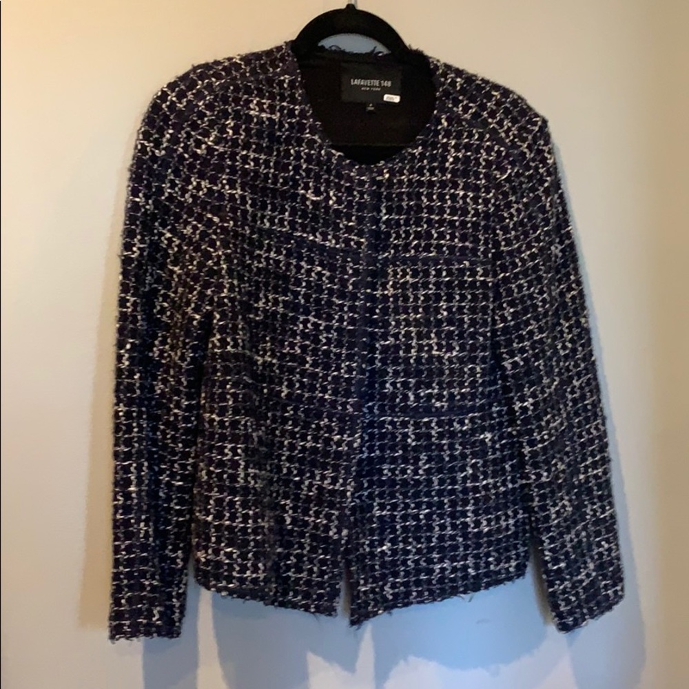 Lafayette 148 NY size 4 tweed blazer